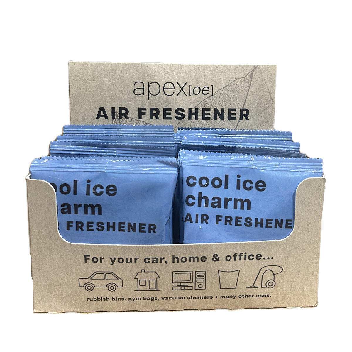 Cool Ice Air Freshener Fragrance Sachet Pack - 25pc - AUSTRALIAN MADE (FS-COOL-25)