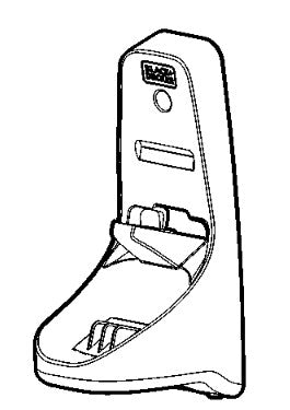 Black and Decker NVC215W, WDC215WA Dustbuster Charger and Base (N679786)