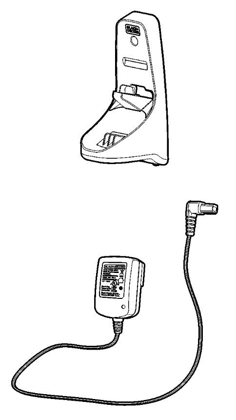 Black and Decker NVC115WA, WDC115WA Dustbuster Charger and Base (N688996)