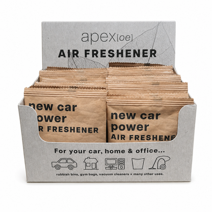 New Car Power Air Freshener Fragrance Sachet - 25pc - AUSTRALIAN MADE (FS-NEWCAR-25)