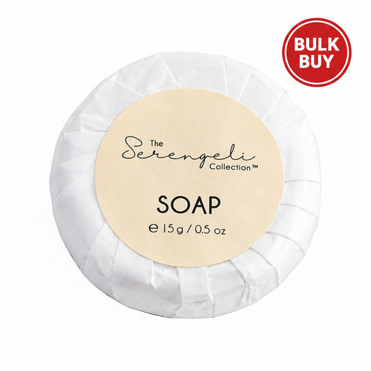 Body Soap 15gm - Bulk Box of 500 – Hotel Guest Amenities (CSOAP-15G)