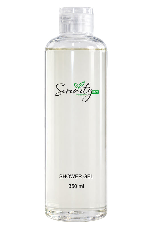 Serenity Safe Shower Gel for Prisons & Correctional Facilities - 350ml Bottle - Box of 24 (SS-SGEL350ML)