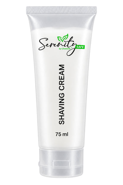 Serenity Safe Shaving Cream for Prisons & Correctional Facilities - 75ml Tube - Box of 50 (SS-SHAVE75ML)