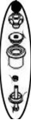 Kerrick KVAC59PE Wet and Dry Vacuum Cleaner Drain Plug (VP6010990)***#
