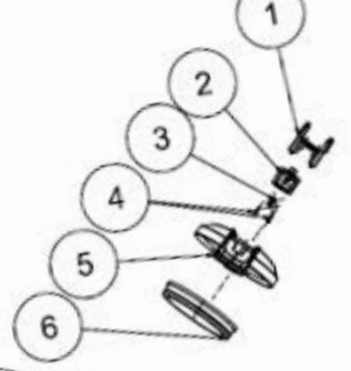 RYOBI R18XSV9, R18SV614  One+ Stick Vacuum M3x8MM T10 Screw (660836001)***#