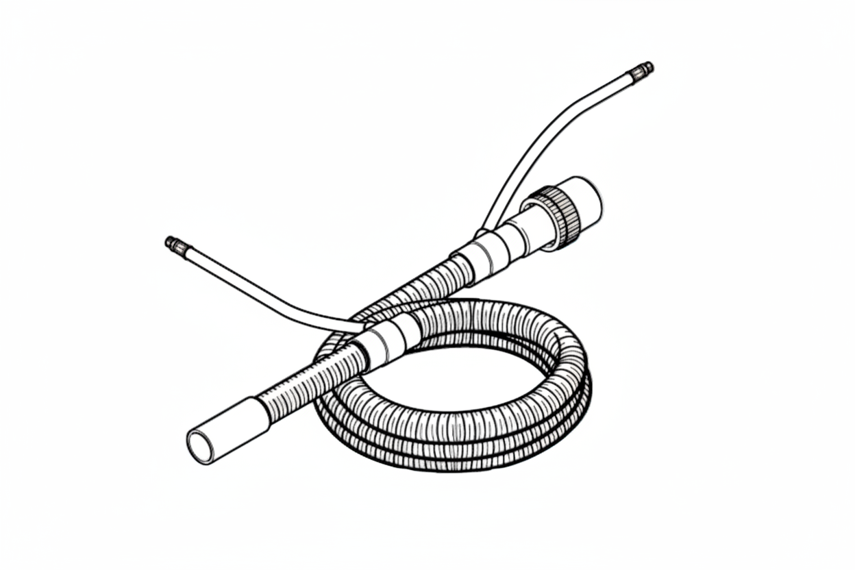 Nilfisk Alto Attix Coaxial Vacuum Hose With Integral Air Line (26601***)