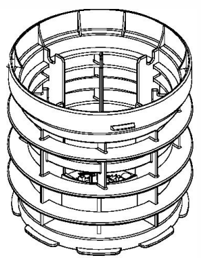 Ryobi RACWDV40 40L Wet and Dry Vacuum Cleaner Filter Cage (RACWDV40-23)***#
