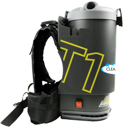 Ghibli T1 Backpack Vacuum Cleaner - Charcoal with Grey Lid (T1v3)