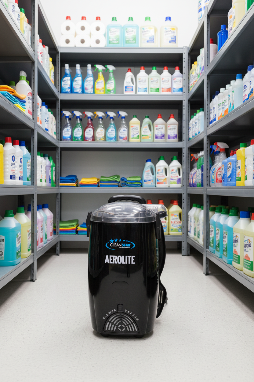 Cleanstar AEROLITE 1400 Watt Backpack Vacuum Cleaner and Blower - Black (VBP1400-B)
