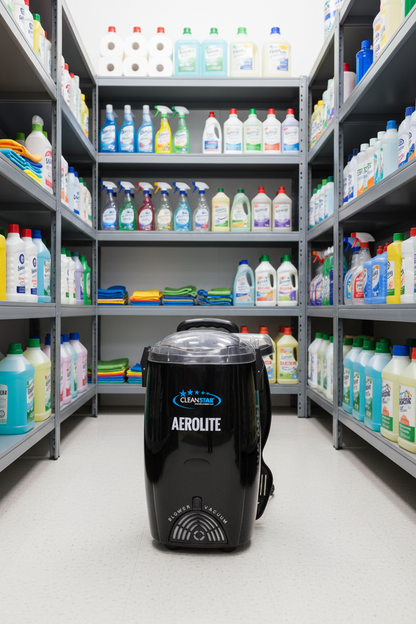 Cleanstar AEROLITE 1400 Watt Backpack Vacuum Cleaner and Blower - Black (VBP1400-B)