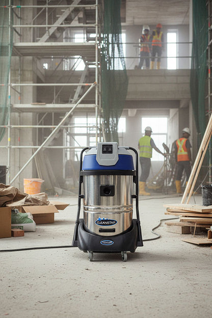 Cleanstar 60L Stainless Steel Commercial Wet and Dry Vacuum Cleaner (VC60L)