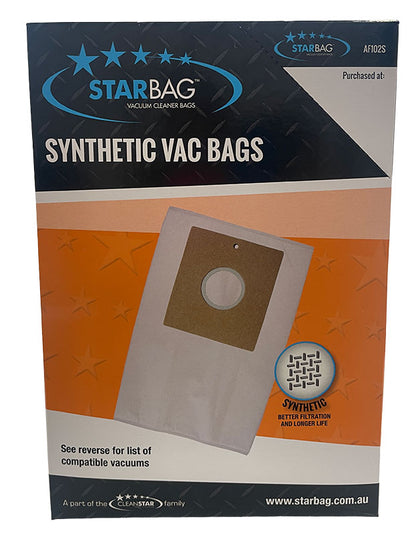 Nilfisk GM100, Sprint, Action, Bravo & Astral series and Airflo, Hoover, Samsung Vacuum Bags - 5pk (AF102S)