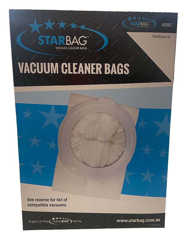 Nilfisk GD5, GD10, Janitor JV500, Pullman PV500 Vacuum Cleaner Bags - 5pk (AF1063)