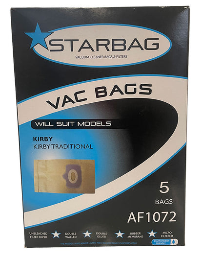 Kirby Traditional Paper Vacuum Cleaner Bags - 5pk (AF1072)