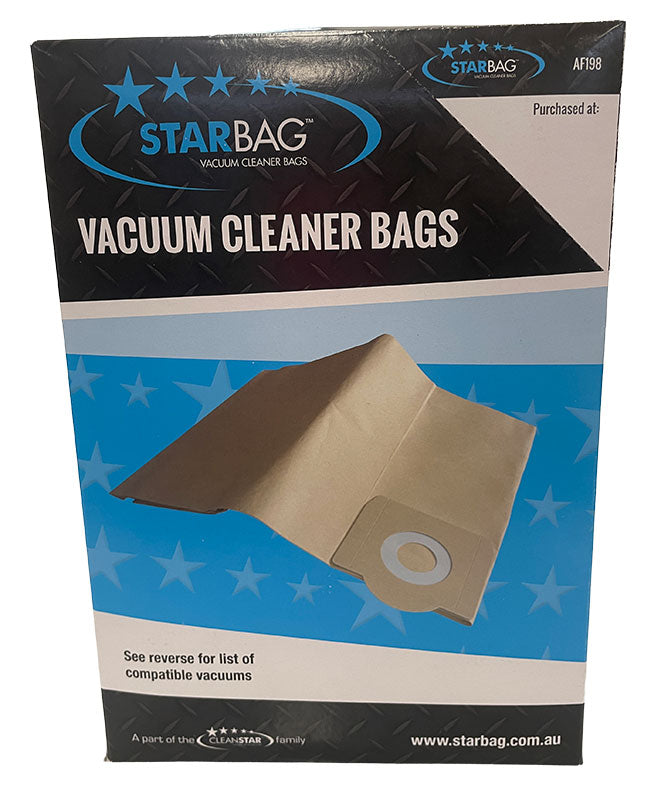 Electrolux, Eureka, Hoover, Karcher, Kerrick, Pullman, Shopvac, Volta, Wertheim Vacuum Bags - 5pk (AF198)