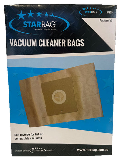 AEG, Airflo, Electrolux, Hoover, Kambrook, Nilfisk, Sanyo, Samsung, Vax & Volta Vacuum Bags - 5pk (AF209)