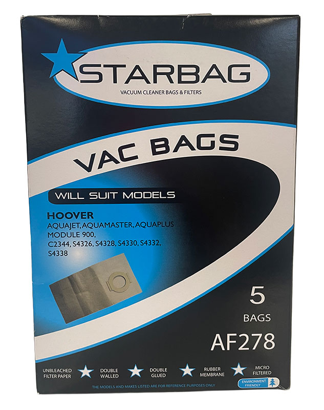 Hoover Vacuum Cleaner Bags - 5pk (AF278)