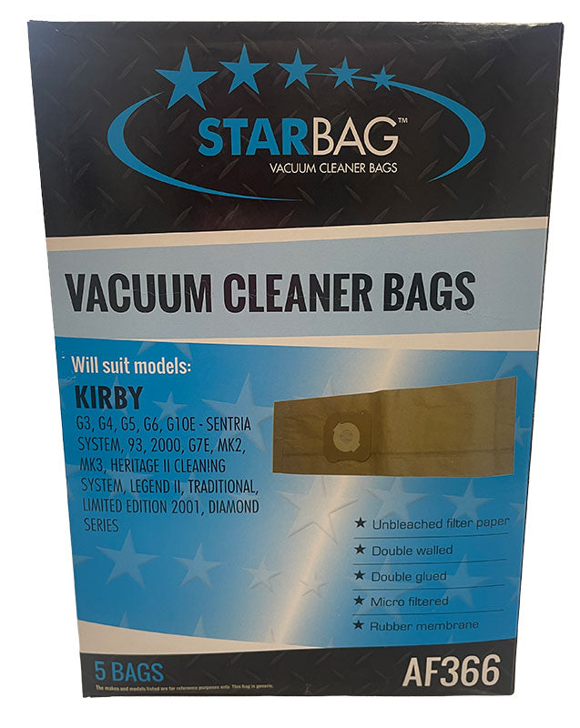 Kirby Vacuum Cleaner Bags - 5pk (AF366)