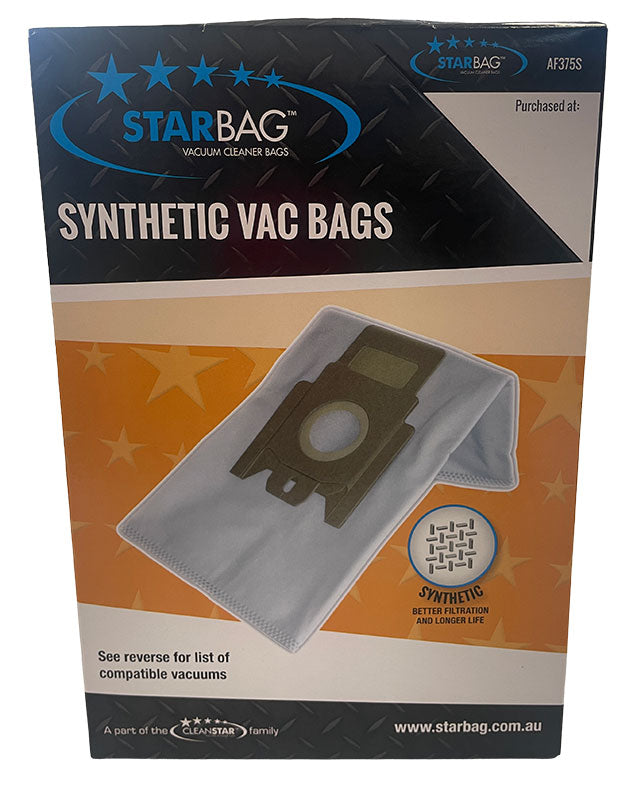 Miele and Hoover Synthetic Vacuum Cleaner Bags - 5pk (AF375S)