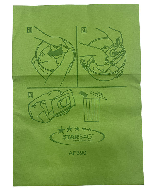 Numatic Henry, James, George & Charles Vacuum Cleaner Bags - 5pk (AF390)