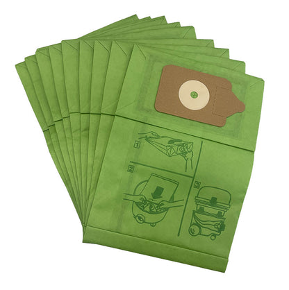Numatic Henry, Hetty & Charles Green Vacuum Cleaner Bags -10pk (AF390G)