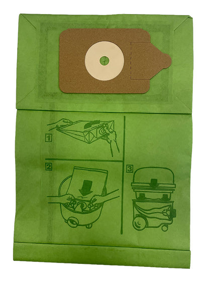 Numatic Henry, Hetty & Charles Green Vacuum Cleaner Bags -10pk (AF390G)
