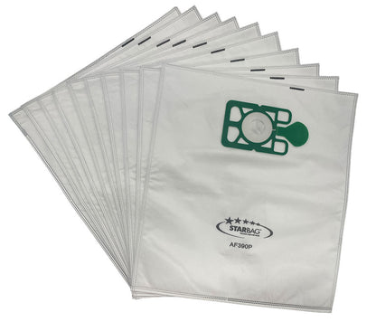 Numatic Henry, Hetty, James, George and Charles Synthetic Vacuum Cleaner Bags with Plastic Template - 10pk (AF390P)