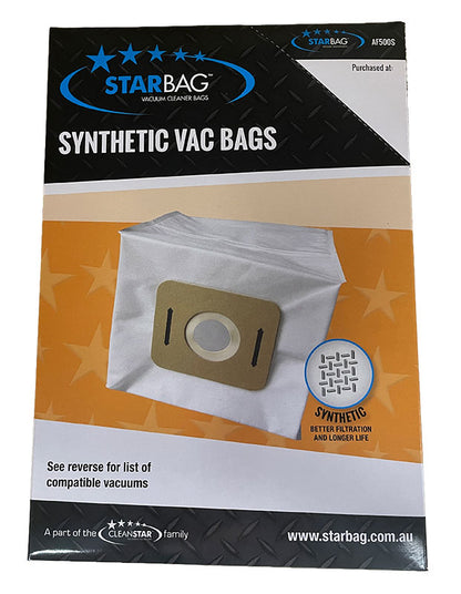 Cleanstar Aerolite VBP1400, Aerolite Flash and VBP-ECO Synthetic Vacuum Bags - 5pk (AF500S)