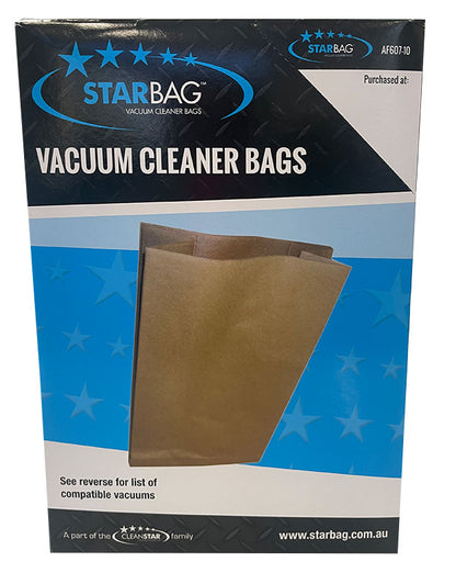 Open Ended Backpack Vacuum Cleaner Bags - 10pk (AF607-10)