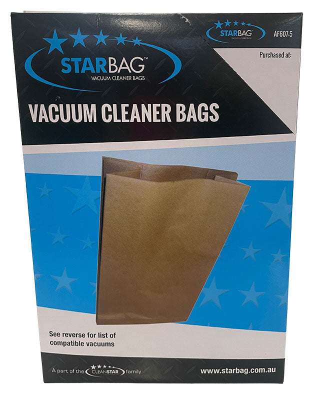 Pullman, Nilfisk, Cleanstar, Hako, Origin, Polivac Open-Ended Backpack Vacuum Bags - 5pk (AF607-5)