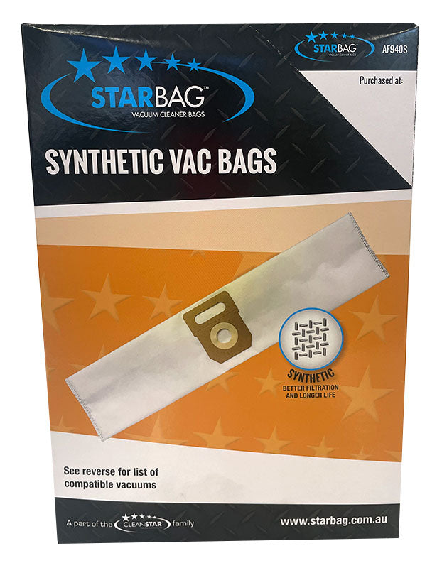 Cleanstar Butler Pro Synthetic Vacuum Cleaner Bags - 5pk (AF940S)