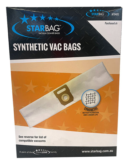 Cleanstar Butler Pro Synthetic Vacuum Cleaner Bags - 5pk (AF940S)