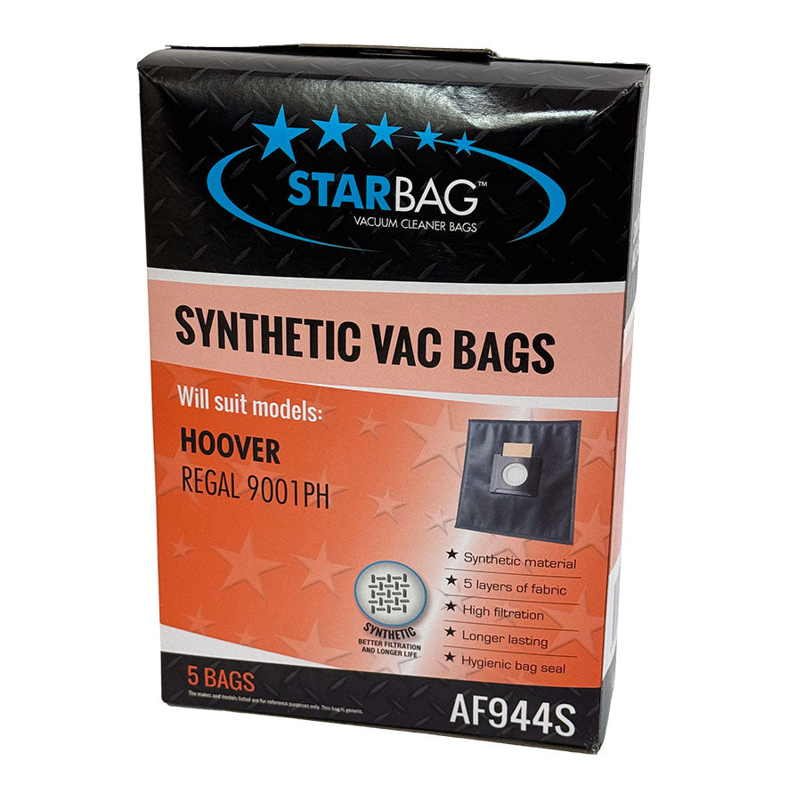 Hoover Regal and Sauber Regal 9001PH Synthetic Vacuum Cleaner Dust Bags - 5pk (AF944S)