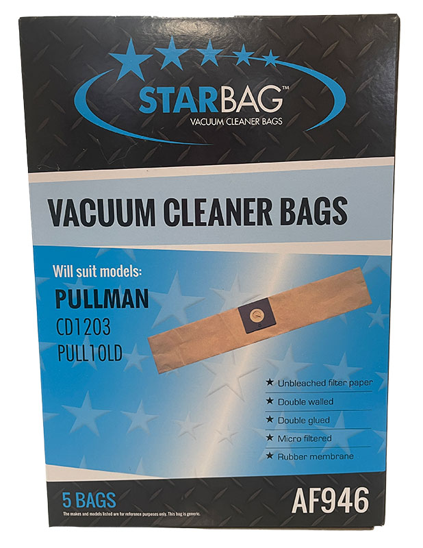 Pullman CD1203 and PULL10LD Vacuum Cleaner Bags - 5pk (AF946)
