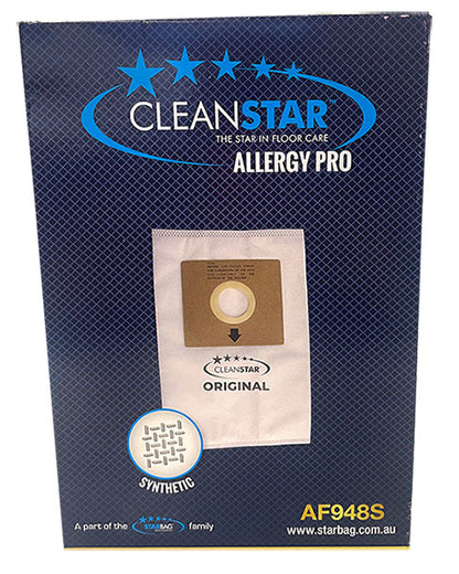 Cleanstar Allergy Pro Synthetic Vacuum Cleaner Bags - 5pk (AF948S)