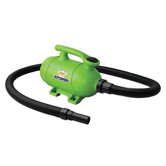 XPOWER B-2 1000 Watt Pro-At-Home Pet Dryer and Vacuum - Green (B-2-GRN) - Vacuum Spot