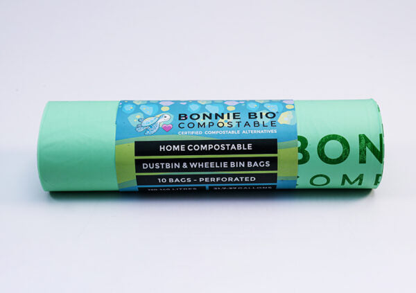 Bonnie Bio 120-140L Compostable Garbage & Wheelie Bin Bags – Roll of 10 (BB-120/140L)