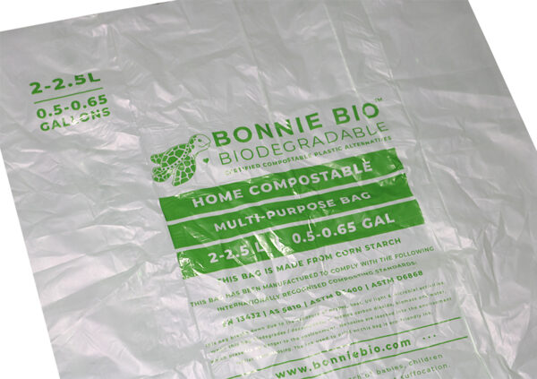 Bonnie Bio 2-2.5L Compostable Multi-Purpose Bags – Roll of 15 (BB-2.5L)