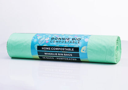 Bonnie Bio 240L Compostable Garbage & Wheelie Bin Bags – Roll of 10 (BB-240L)