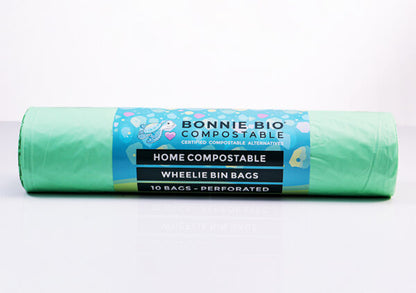 Bonnie Bio 240L Compostable Garbage & Wheelie Bin Bags – Roll of 10 (BB-240L)