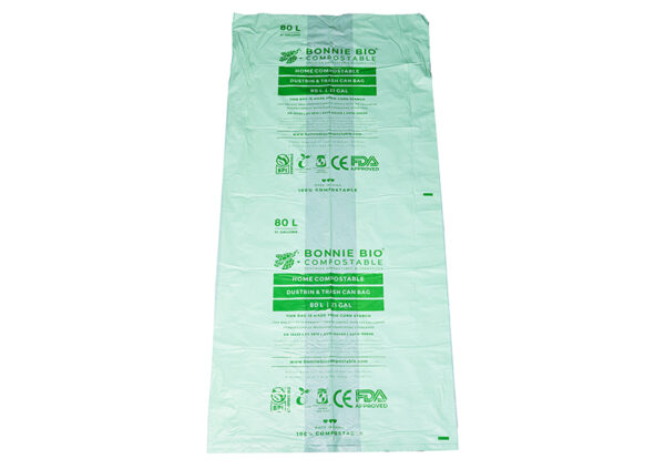 Bonnie Bio 80L Compostable Garbage Bags – Roll of 10 (BB-80L)