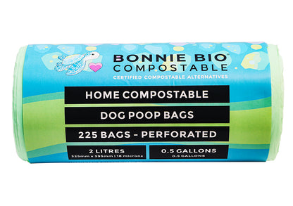 Bonnie Bio 2L Compostable Dog Poop Bags - Roll of 225 (BB-DOG)
