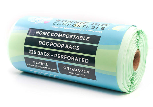 Bonnie Bio 2L Compostable Dog Poop Bags - Roll of 225 (BB-DOG)
