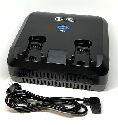 Pacvac Superpro Battery 700 Advanced Backpack and Velo Backpack Battery Charger (BC001BC01A02)