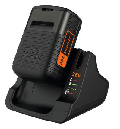 Black and Decker BHFEV362D Cordless Stick Vac Replacement 36V Lithium Battery and Charger Kit (BDC2A36-XE)