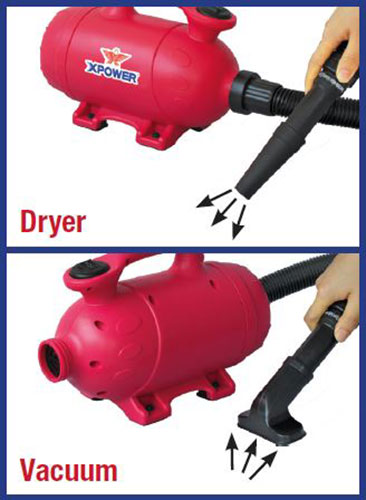XPOWER B-55 1000 Watt 2-in-1 Home Pet Dryer and Vacuum - Vacuum Spot