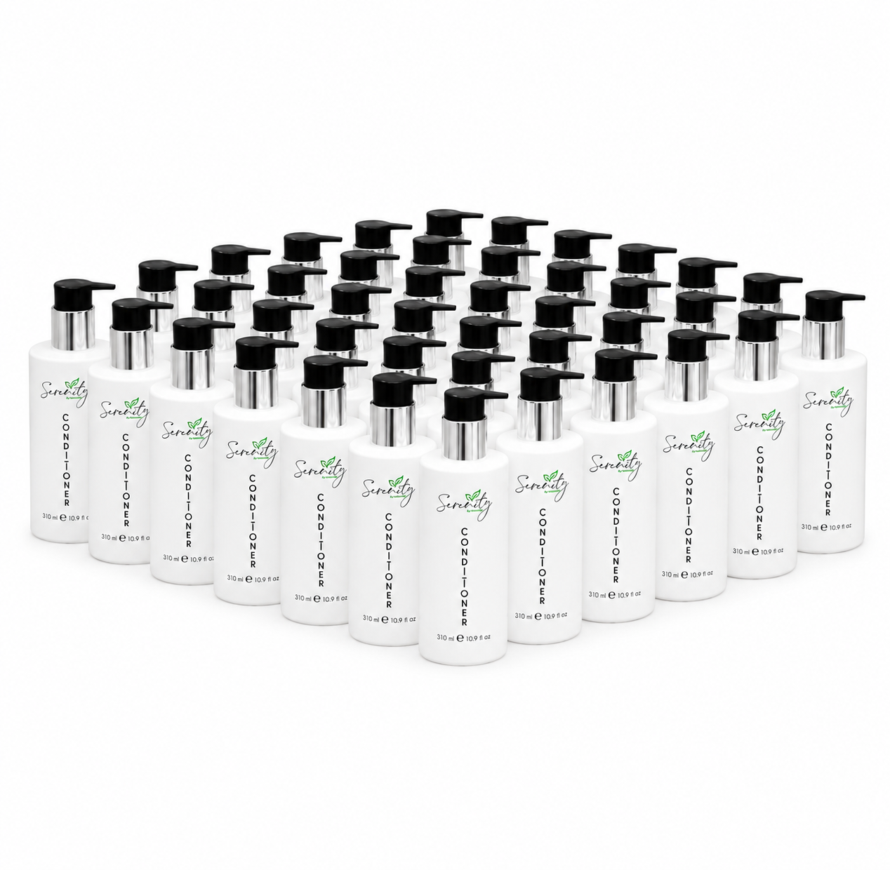 Serenity Conditioner Pump Bottle 310ml Box of 50 – Hotel Guest Amenities (CCOND-310ML)