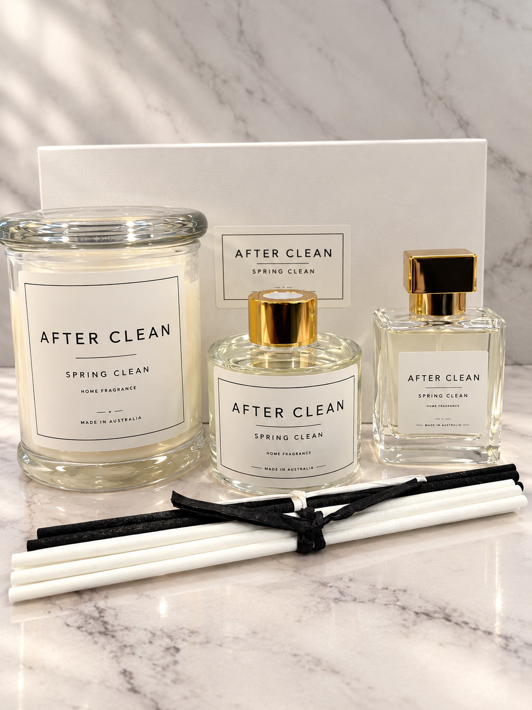 Spring Clean Diffuser, Candle & Room Spray Bundle by After Clean (AC-BUNDLE)#