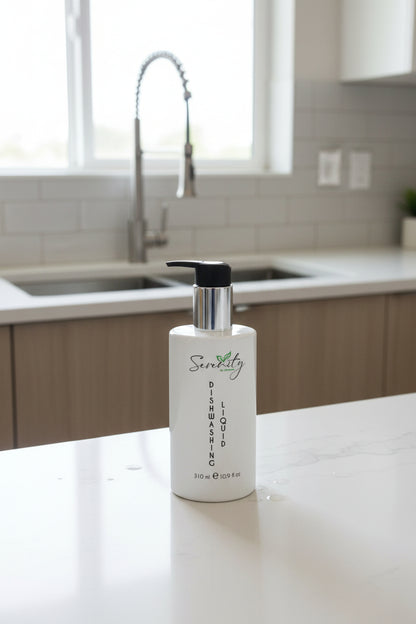 Serenity Dishwashing Liquid Pump Bottle 310ml Box of 50 – Hotel Guest Amenities (CDISH-310ML)