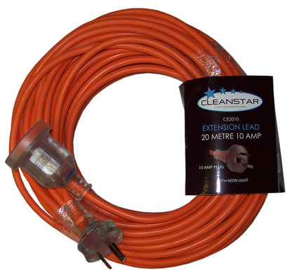 20 Metre Standard Extension Lead 10 Amp - Orange (CE2010)
